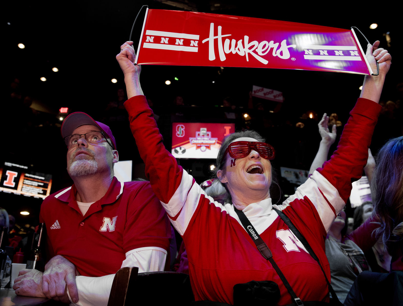 Nebraska volleyball vs. Illinois, 12.13